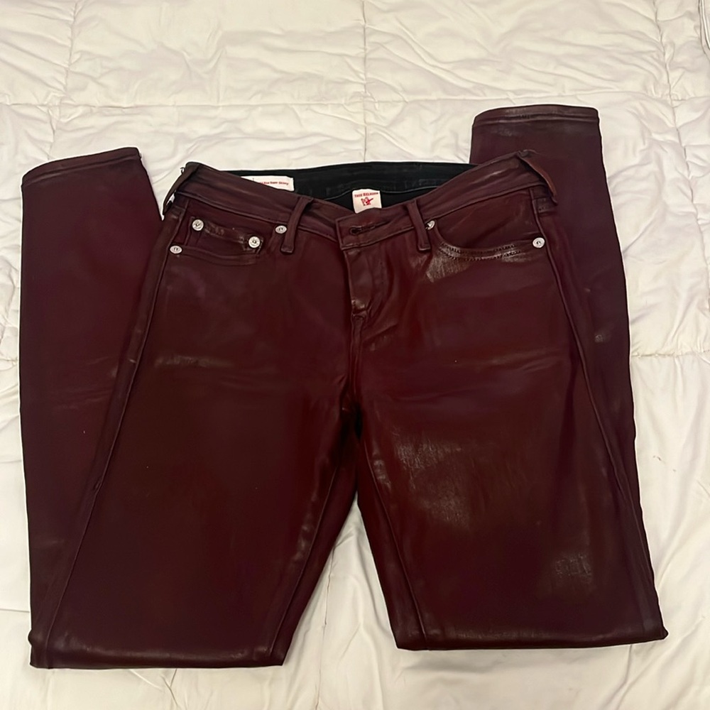 Halle Mid Rise Super Skinny True Religion pants